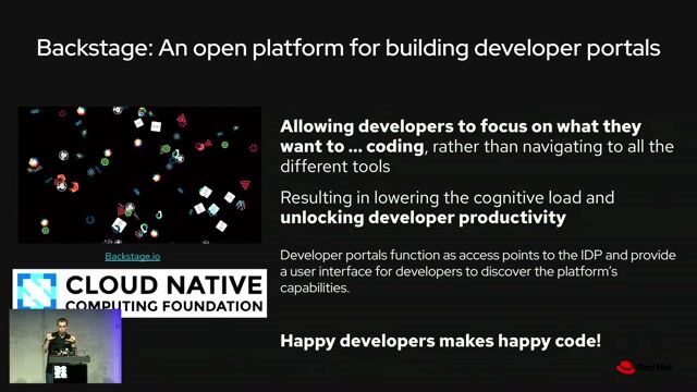 Introducing Backstage as an open source IDP