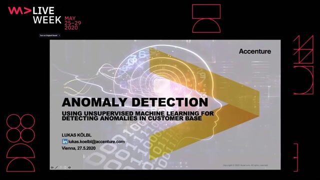 Anomaly Detection - Using unsupervised Machine Learning for detecting anomalies in customer base thumbnail