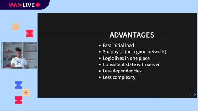 The benefits of a server-centric interactive approach