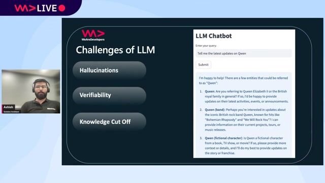 Key challenges of LLMs like hallucination