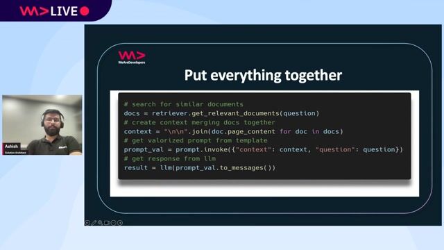 Visualizing the end-to-end RAG architecture