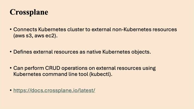Managing external cloud resources with Crossplane