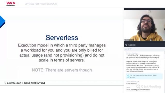 Defining serverless and its historical context