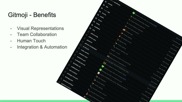Gitmoji automation and guided commit workflow