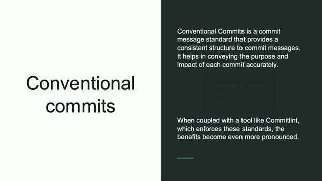 Conventional commits vs gitmoji
