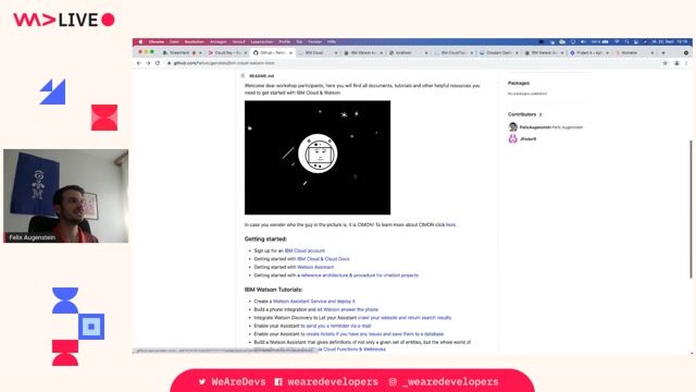Creating a Watson Assistant service on IBM Cloud