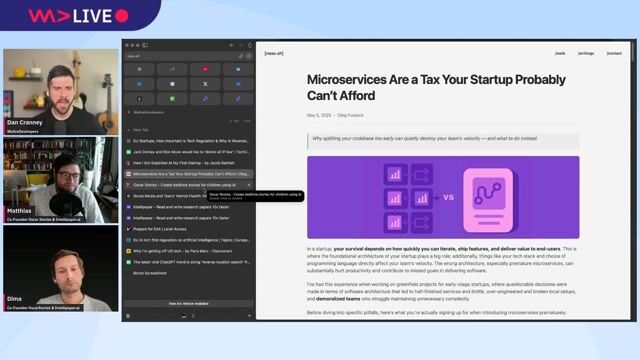 Choosing a pragmatic tech stack for rapid development