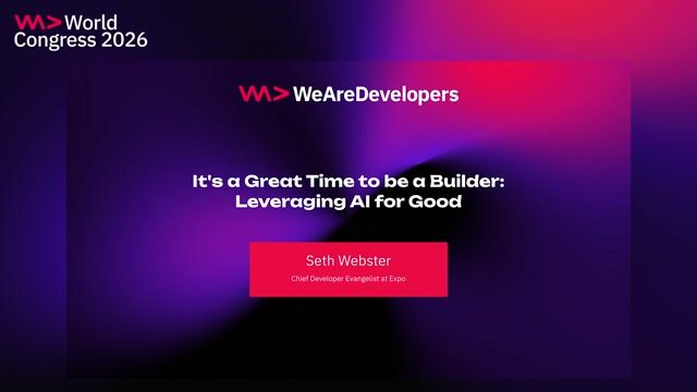 It's a Great Time to be a Builder: Leveraging AI for Good thumbnail
