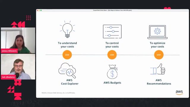 Monitor your spending with AWS cost management tools
