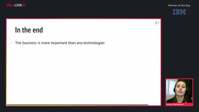 Prioritizing business value and continuous learning