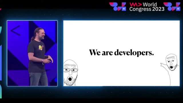 The developer's role is to make conscious decisions