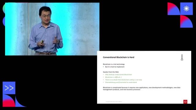 The implementation challenges of conventional blockchain technology