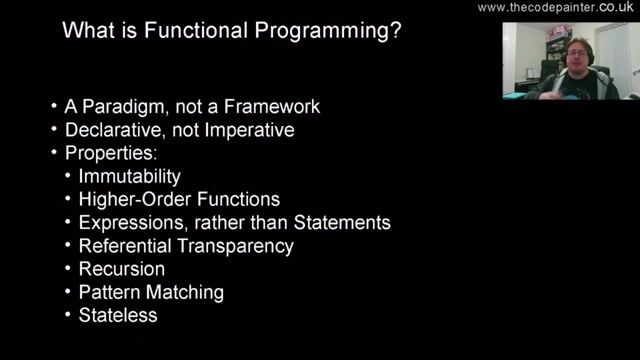 Core principles of the functional programming paradigm