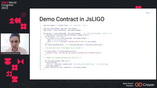 A code walkthrough of a JsLIGO smart contract