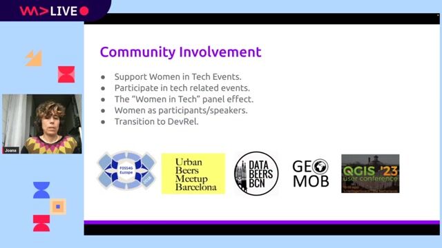 Increasing visibility through community and public speaking