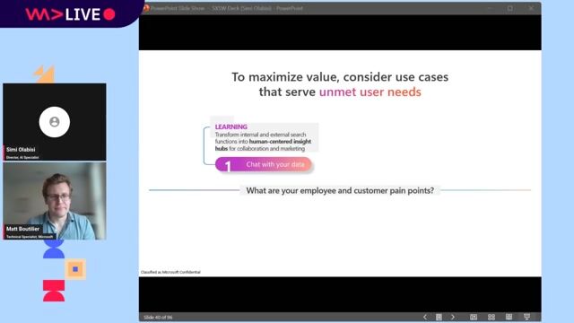Live demo of building a chat with your data app