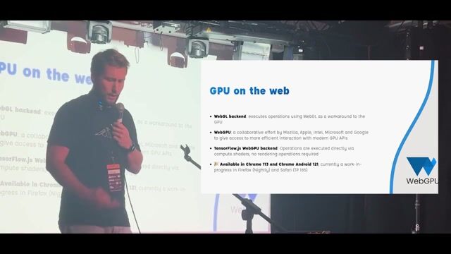 Real-time face landmark detection with WebGPU