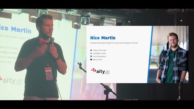 Nico Martin - From ML to LLM: On-device AI in the Browser