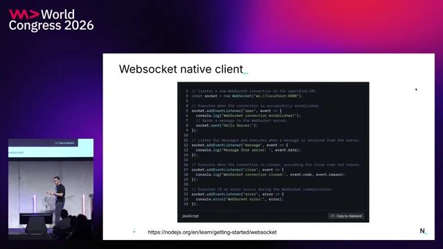 Handling application networking operations employing local native WebSocket clients thumbnail
