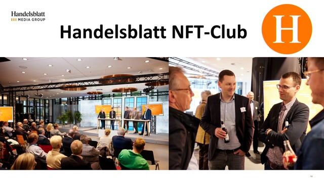 Structuring the benefits for the Handelsblatt NFT club