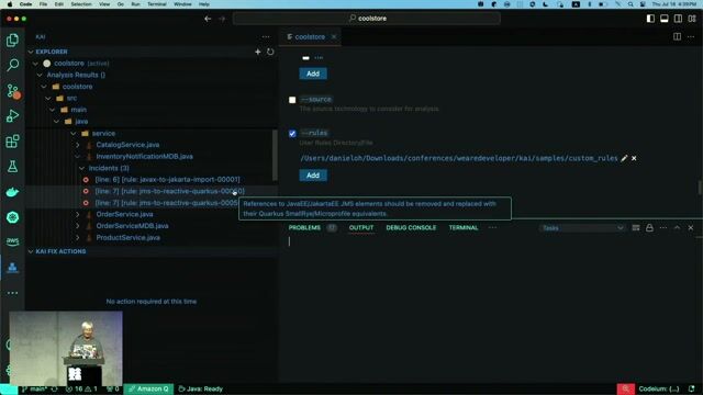 Running the fully modernized Quarkus application