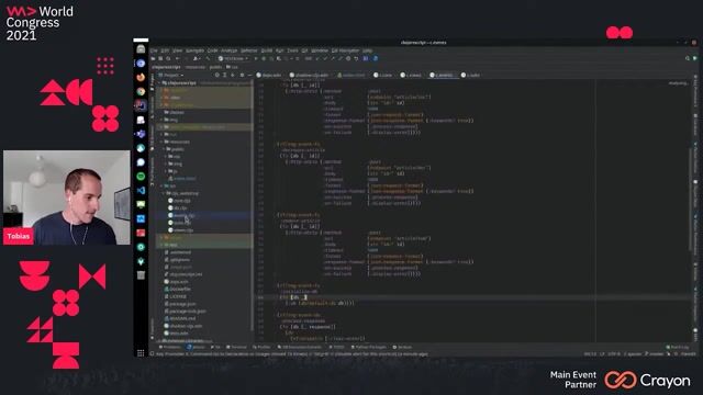 Managing application state with events and AJAX requests