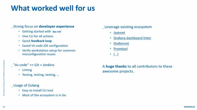 Focusing on developer experience and future plans