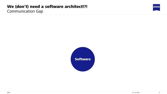 We (don't) need a software architect!?!