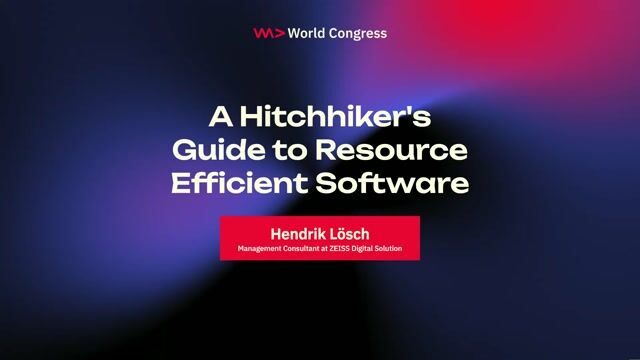 A Hitchhiker's Guide to Resource Efficient Software thumbnail