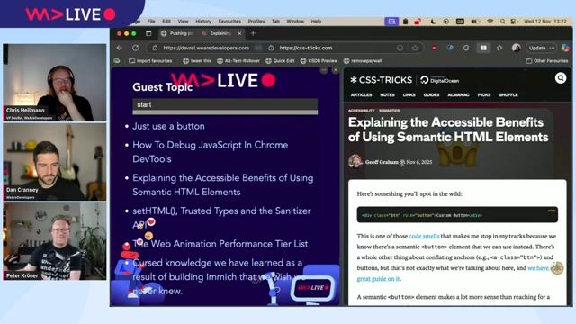 The difficulty of advocating for web standards in a framework world