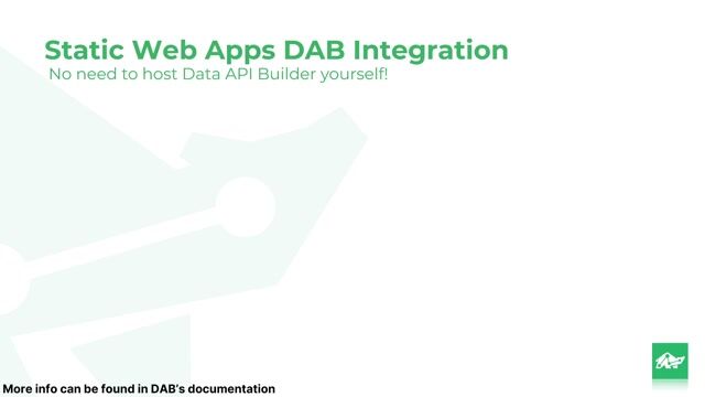 Integrating directly with Azure Static Web Apps