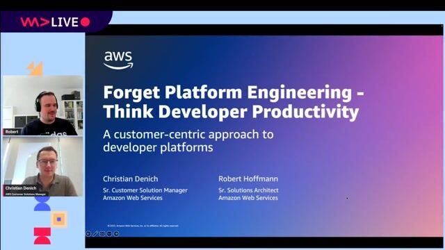 Shifting focus from platforms to developer productivity