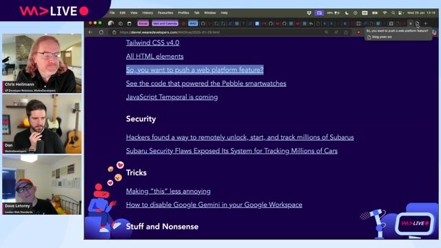 How developers can influence the web standards process