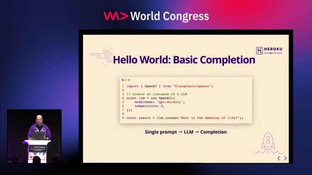 Composing a basic chain with the expression language