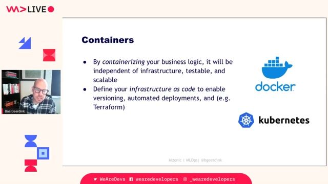 Containerizing ML applications for consistency