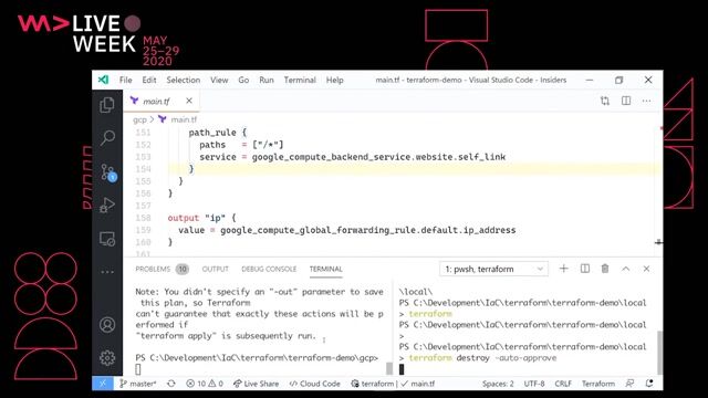 Demo of provisioning resources on Amazon Web Services