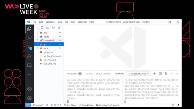 Reviewing AWS infrastructure deployment configuration and planning thumbnail