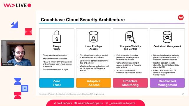 Securing data with a zero-trust and in-VPC model