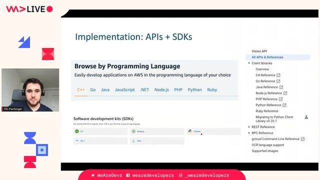 Showcasing computer vision project examples