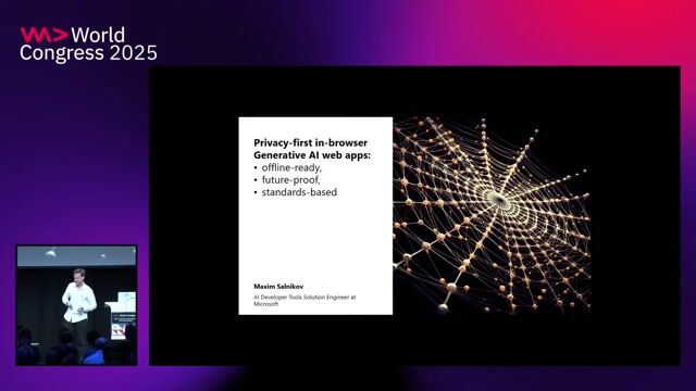 A demo of client-side AI using the NPU