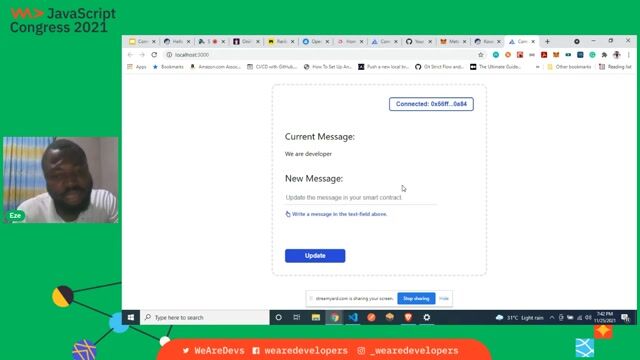 Live demo and recap of the dApp architecture