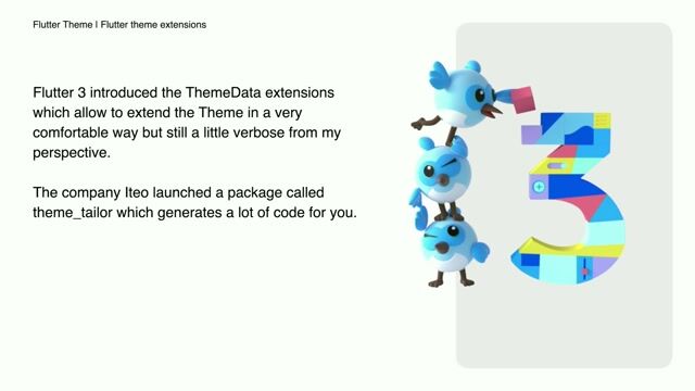 Flutter Theme: All with less code