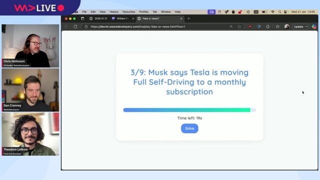Fake or News: Self-Driving Cars on Subscription, Crypto Attacks Rising and Working While You Sleep - Théodore Lefèvre thumbnail