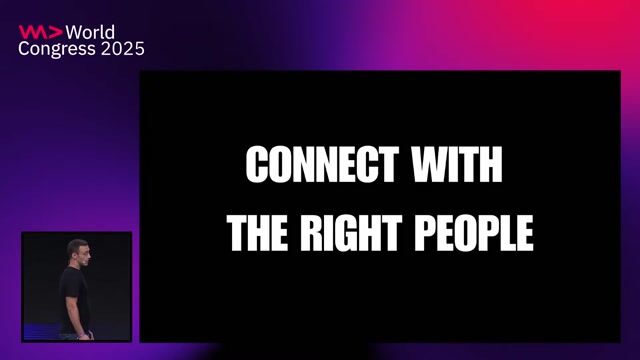 The second key is connecting with the right people