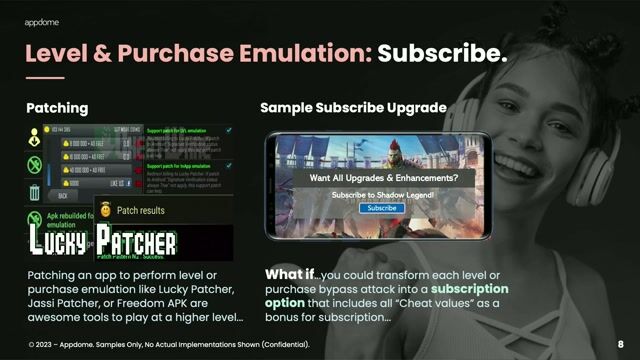 Converting advanced cheaters into subscribers