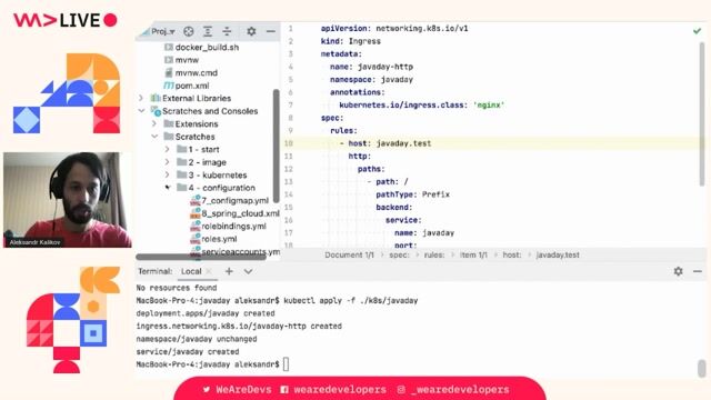 Externalizing configuration with Kubernetes ConfigMaps