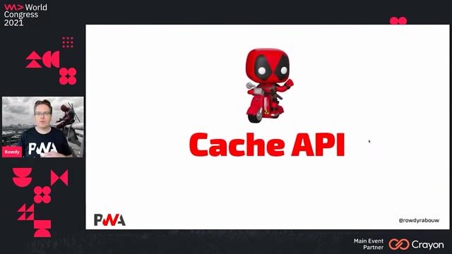 Implementing static caching for offline web application support thumbnail