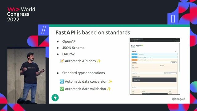 Building on open standards and Python type hints