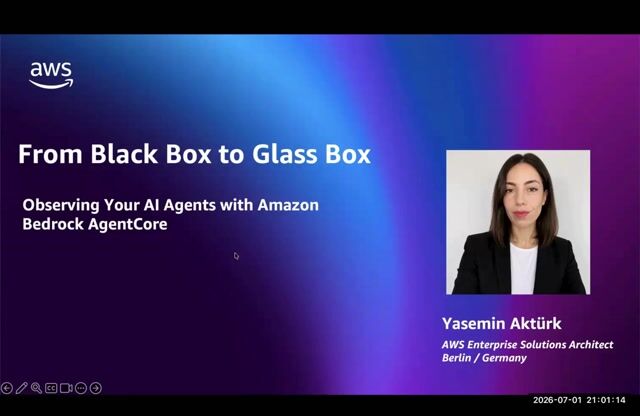From Black Box to Glass Box : Bedrock AgentCore Observability