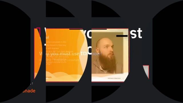 Introduction and overview of the TDD talk